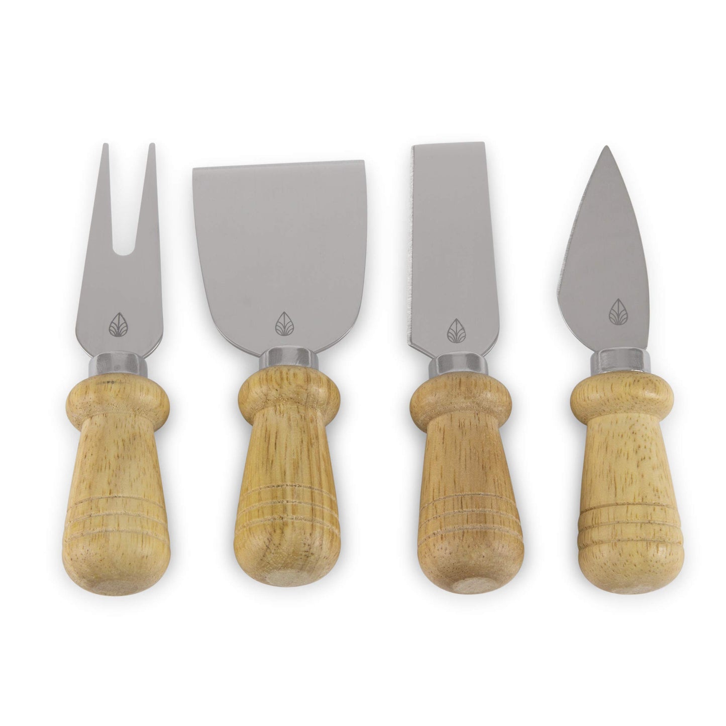 PICNIC TIME Mariner Cheese Board and Tool Set, Charcuterie Board Set, Wood Cutting Board with Cheese Knives, (Parawood)