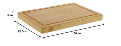 ZWILLING J.A. HENCKELS 30772-100 Twin Bamboo Board, 36 X 25.5 X 3 cm, Wood