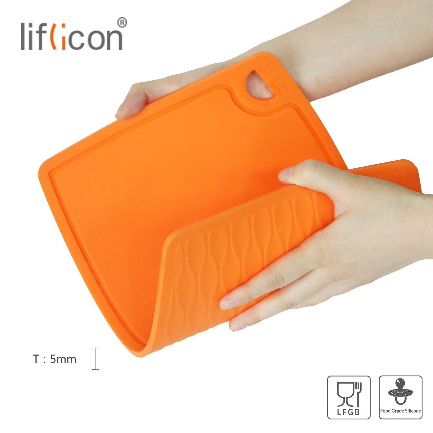 liflicon Cutting Board (L+Mid+Mini-Orange)