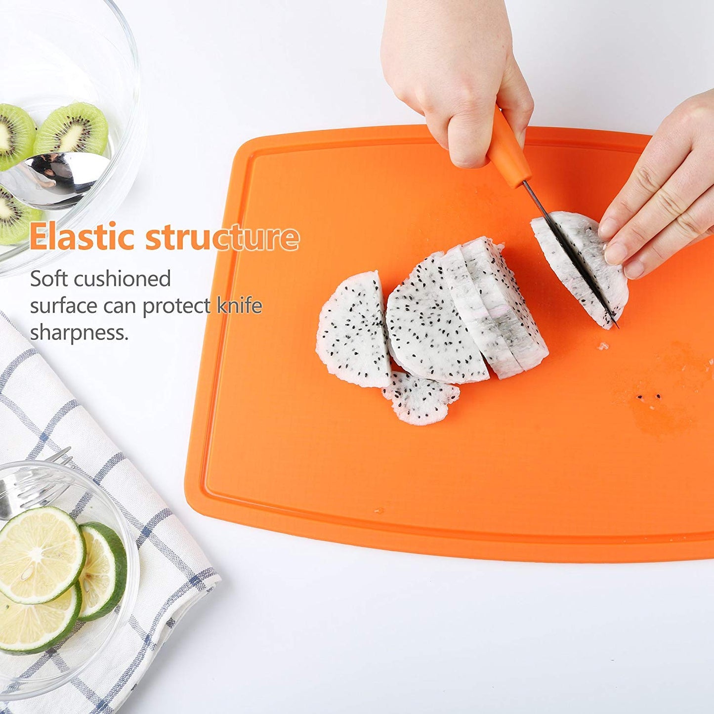 liflicon Cutting Board (L+Mid+Mini-Orange)