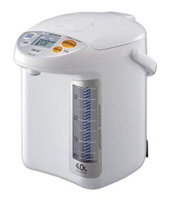 Zojirushi CD-LFC40 Panorama Window Micom Water Boiler and Warmer, 135 oz/4.0 L, White