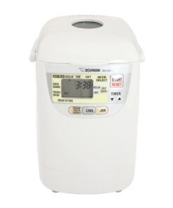 Zojirushi BB-HAC10 Home Bakery 1-Pound-Loaf Programmable Mini Breadmaker, White