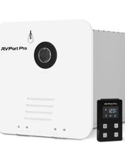 RV Tankless Water Heater Propane Gas, RVPart Pro, with 15"x15" White Door and Remote Controller, DC 12V, 7×24 Technical Support, High Altitude, Easy Installation, Compatible with All RVs,GT42,White