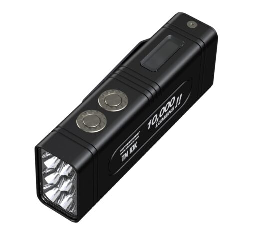 NITECORE TM10K TM10K Tiny Monster 10,000 Lumen Burst Rechargeable Flashlight, Black - Image 9