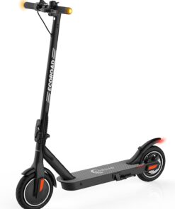 ECOROAD Electric Scooter EC6, 400W Peak Motor & 19 MPH Adults Commuting Scooters, 15 Miles Long Range Electric Kick Scooters, 8.5" Pneumatic Tires Lightweight Foldable E-Scooter with Turn Signals