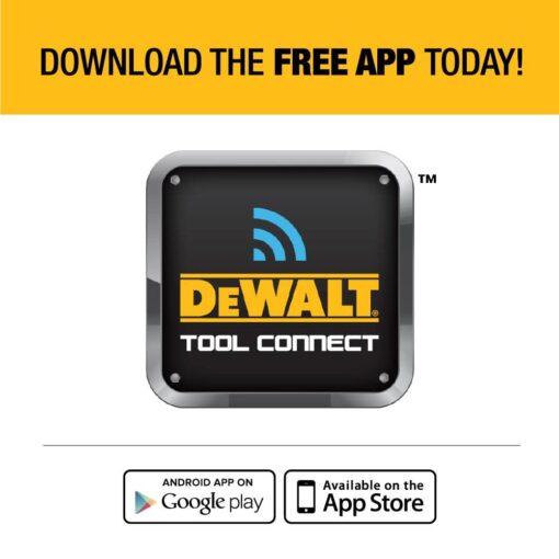 DEWALT 20V MAX* XR Hammer Drill Kit, Tool Connect Bluetooth (DCD797D2) - Image 6