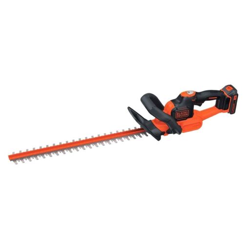 BLACK+DECKER 40V MAX Cordless Hedge Trimmer, 24-Inch Brush Trimmer with Battery and Charger (LHT341FF) - Image 7