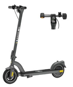 Electric Scooter ZD01, 500W Peak Motor & 19 MPH Electric Scooter Adults, 12-15 Mi Range Electric Kick Scooters, 8.5" Solid Tires, E-Lock & E-Horn, Lightweight Foldable Escooter for Commuter