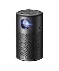 Anker NEBULA Capsule, Smart Wi-Fi Mini Projector, 100 ANSI Lumen Portable Projector, 360° Speaker, Movie Projector, 100 Inch Picture, 4Hr Video Playtime for Inside and Outside, Watch Anywhere