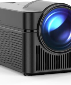 [Netflix Licensed] Ultra Short Throw Smart Projector, 1080P 4K Support, with Wifi6 and BT 5.4, Auto Offset Auto Correction, 700 ANSI , 1.5+32GB Memory for Home Theater/Outdoor Use HY450NTV