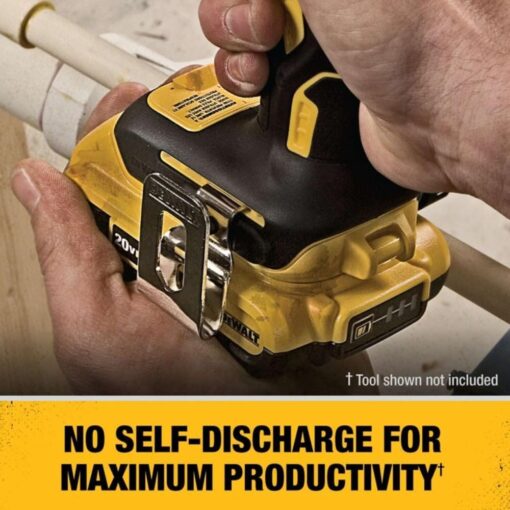 DEWALT 20V MAX Battery Adapter Kit, 18V to 20V, 2 Batteries and Charger Included (DCA2203C) - Image 6