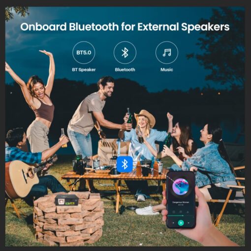 [4 Hour Battery] Worlds Brightest Battery Pico Projector, AAXA P6X 1000 Lumen, USBC Video WiFi/BT Wireless Mirroring Portable Mini Compact DLP 1080p Support 30000 Hours LED HDMI/USBC/USB/microSD - Image 4