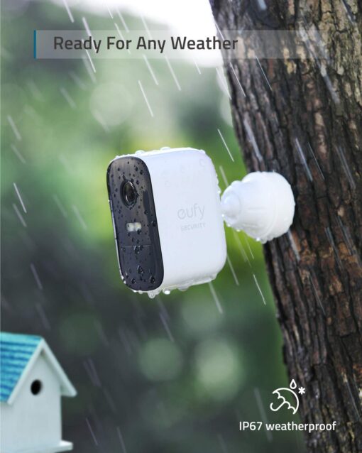 eufy Security, eufyCam 2C 3-Cam Kit, Security Camera Wireless Outdoor, Home Security System, HomeKit Compatibility, 1080p HD, IP67, Night Vision, Motion Only Alert, No Monthly Fee - Image 2