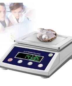 ZOCWJK High Precision Lab Scale, 1000g/0.01g Precision Analytical Electronic Balance, Laboratory Weighing Balance Jewelry Scales Kitchen Precision Weighing Electronic Scale(