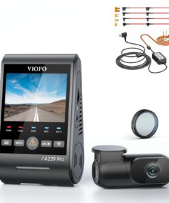 【Bundle: VIOFO A229 Pro 2CH + HK4 Hardwire Kit with 8pcs Fuse Tap】 VIOFO A229 Pro 4K HDR Dash Cam, Dual STARVIS 2 IMX678 IMX675, 4K+2K Front and Rear Car Camera, 2 Channel with HDR, 5GHz WiFi GPS