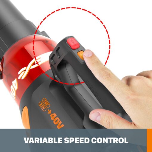 WORX 40V 13" Cordless String Trimmer/Edger + Leaf Blower Combo Kit, Batteries & Charger Included WG927 - Image 4