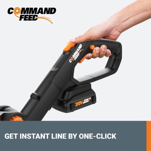 Worx 20V String Trimmer + Turbine Blower + Hedge Trimmer (Batteries & Charger Included) - Image 3
