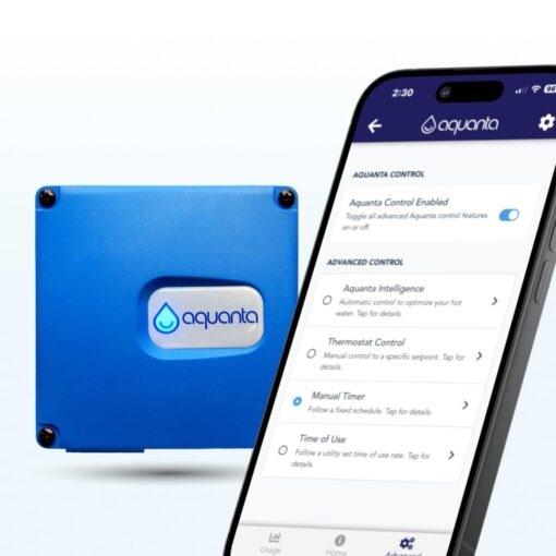 Smart Water Heater Timer: Optimize Hot Water Usage - Compatible with Alexa - Installs in Minutes, No Plumbing Required. Compatible with Gas Water Heaters.
