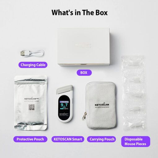 [HSA/FSA eligible]KETOSCAN SMART Breath Ketone Meter, Diet & Fitness Tracker | Monitor Your Fat Metabolism, Level of Ketosis on Low carb, Ketogenic or Any Nutrition & Fitness Program - Image 2