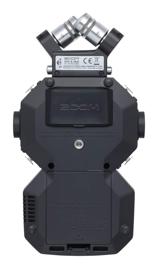 Zoom H8 12-Track Portable Recorder, Stereo Microphones, 6 Inputs, Touchscreen Interface, USB Audio Interface, Battery Powered, for Stereo/Multitrack Audio for Video, Podcasting, and Music - Image 8