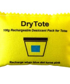 100g Rechargeable Desiccant Pack of 50 - Moisture Absorbing Bag - Desiccant Dehumidifier for Storage Bins and Totes