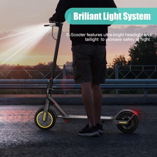 Electric Scooter Adults, Max 19 Mph & 19-23 Miles Range E-Scooter, Commuting Scooter Sport Scooter with APP Control, Powerful 350W 8.5" Solid Tires Foldable Electric Scooters (JS01-22Miles) - Image 6