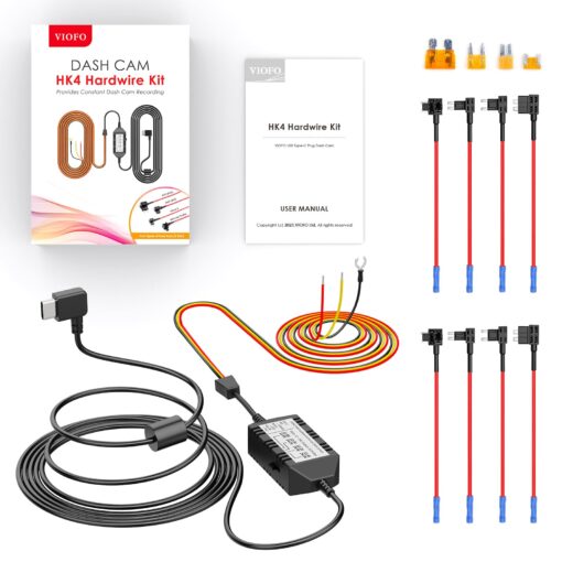 【Bundle: VIOFO A229 Pro 2CH + HK4 Hardwire Kit with 8pcs Fuse Tap】 VIOFO A229 Pro 4K HDR Dash Cam, Dual STARVIS 2 IMX678 IMX675, 4K+2K Front and Rear Car Camera, 2 Channel with HDR, 5GHz WiFi GPS - Image 3