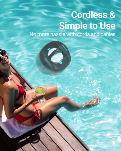 (2025 Upgraded) TALOSBO Pleco Se Cordless Pool Vacuum Cleaner Up to 130 Mins Runtime, Robotic Pool Cleaner with Fast Charge, Ideal for Flat Above Ground and Inground Pools up to 861 Sq. Ft. - Image 4