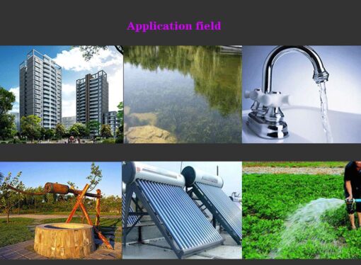 ZYIY 2Inch Stainless Steel Screw Well Pump 220V/60Hz Submersible Deep Well Pump 0.5Hp 164ft Water Well Pump 50mm Bore Deep Well Pump 4.4GPM with 50ft Cable Electric Water Pump for Garden Farmland Home - Image 2