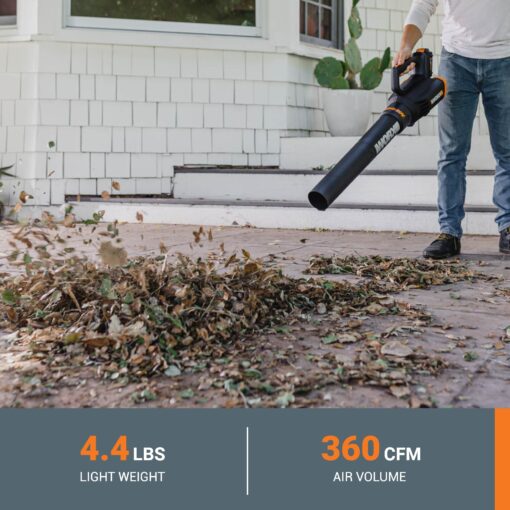 Worx 20V GT Revolution 12" Cordless String Trimmer & Turbine Leaf Blower Power Share Combo Kit - WG930.2 (Batteries & Charger Included) - Image 6