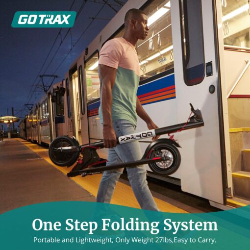 Gotrax GXL V2 Electric Scooter, 8.5" Solid Tire, Max 9 Mile and 15.5Mph Speed Power by 250W Motor, Lightweight 25.95lb, Cruise Control Aluminum Alloy Frame Foldable Commuting Escooter for Adults 13+ - Image 8