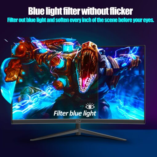 ZZA 32" 1K HDR Gaming Curved Monitor - FHD (1920x1080), 240Hz,1500R, 1ms, Extreme Low Motion Blur, FreeSync Premium, VESA Mountable, DisplayPort, HDMI - Image 6