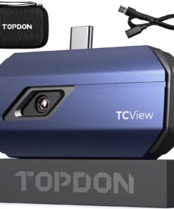 TOPDON TC001 Thermal Camera for Android, Super IR 512x384 High Resolution, Thermal Imaging Camera, Thermal Imager - Optimized Temperature Accuracy, Works for Smartphones and Tablets & PC(not for iOS)