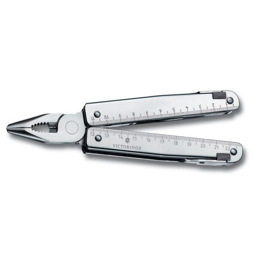 Victorinox Swiss Tool X Plus Ratchet Swiss Army Knife, 35 Function Swiss Made Multi-Tool with Needle-nose pliers, Wire Cutter, Crate Opener and Large Blade - Silver - Image 6