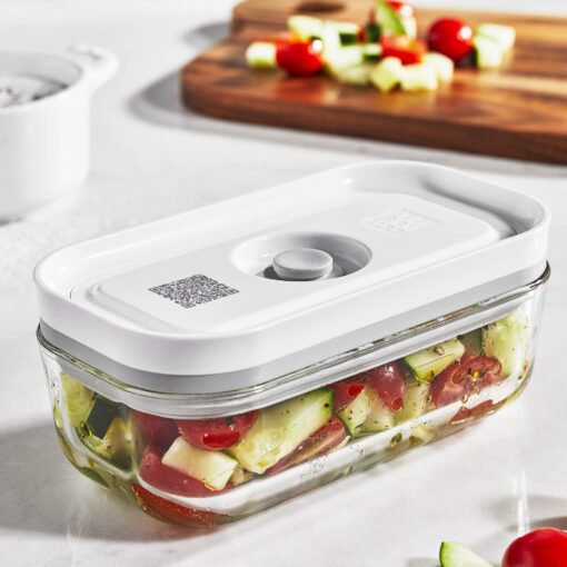 Zwilling Fresh & Save 32-pc Vacuum Sealer Machine Set, Sous Vide Bags, Meal prep, Airtight Food Storage Containers Glass - Image 5