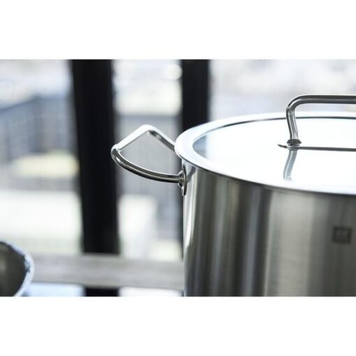 ZWILLING 65124-240 Pro Stock Pot, Deep, 9.4 inches (24 cm) (With Glass Lid), Double-Handed, Deep Pot, Stainless Steel, 3-Layer Base, Induction Compatible, 8.0 L - Image 8