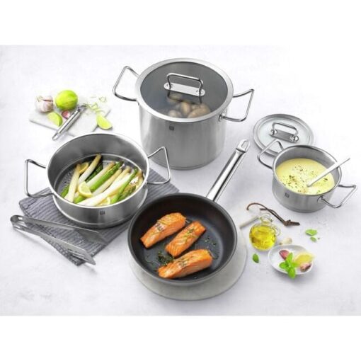 ZWILLING 65124-240 Pro Stock Pot, Deep, 9.4 inches (24 cm) (With Glass Lid), Double-Handed, Deep Pot, Stainless Steel, 3-Layer Base, Induction Compatible, 8.0 L - Image 7