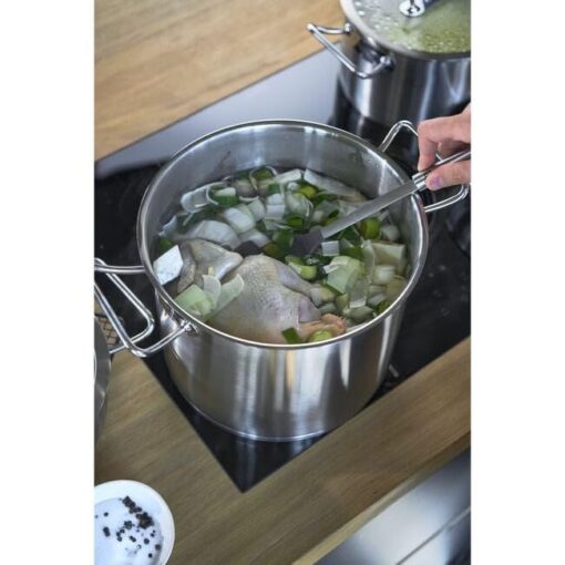 ZWILLING 65124-240 Pro Stock Pot, Deep, 9.4 inches (24 cm) (With Glass Lid), Double-Handed, Deep Pot, Stainless Steel, 3-Layer Base, Induction Compatible, 8.0 L - Image 10