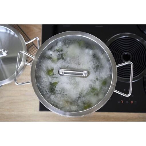 ZWILLING 65124-240 Pro Stock Pot, Deep, 9.4 inches (24 cm) (With Glass Lid), Double-Handed, Deep Pot, Stainless Steel, 3-Layer Base, Induction Compatible, 8.0 L - Image 9